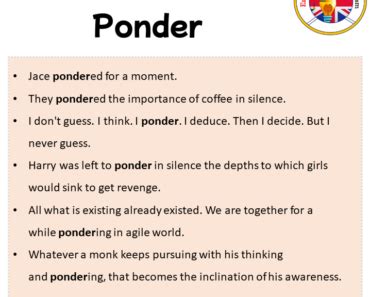 poinderine|pondering vertaling.